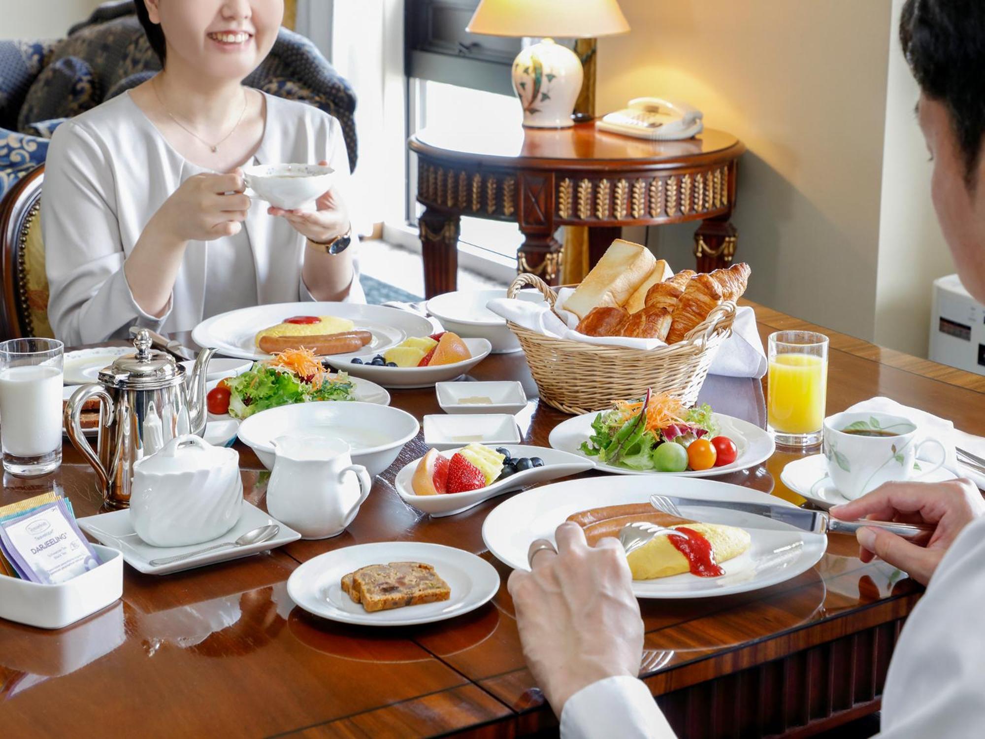 Premier Hotel -Tsubaki- Sapporo Cameră foto A breakfast buffet at a hotel